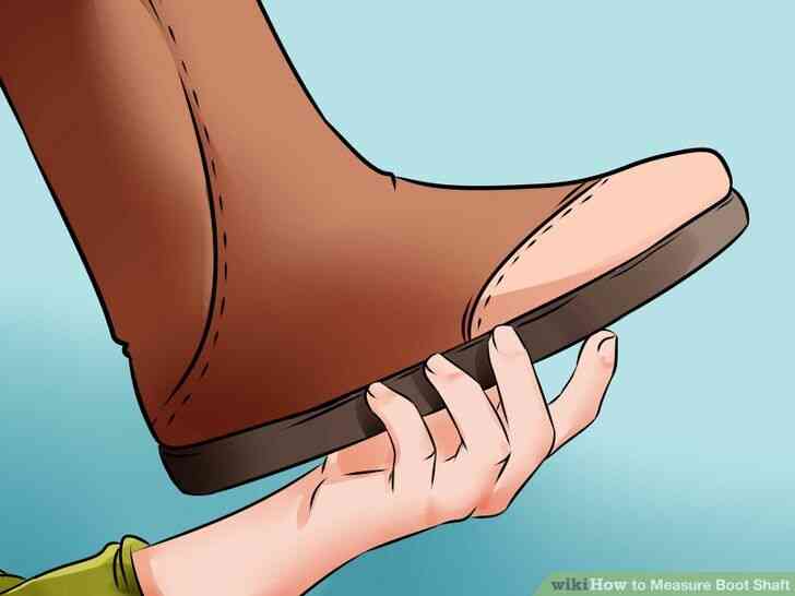 Image intitulé Mesurer la tige de la chaussure à l